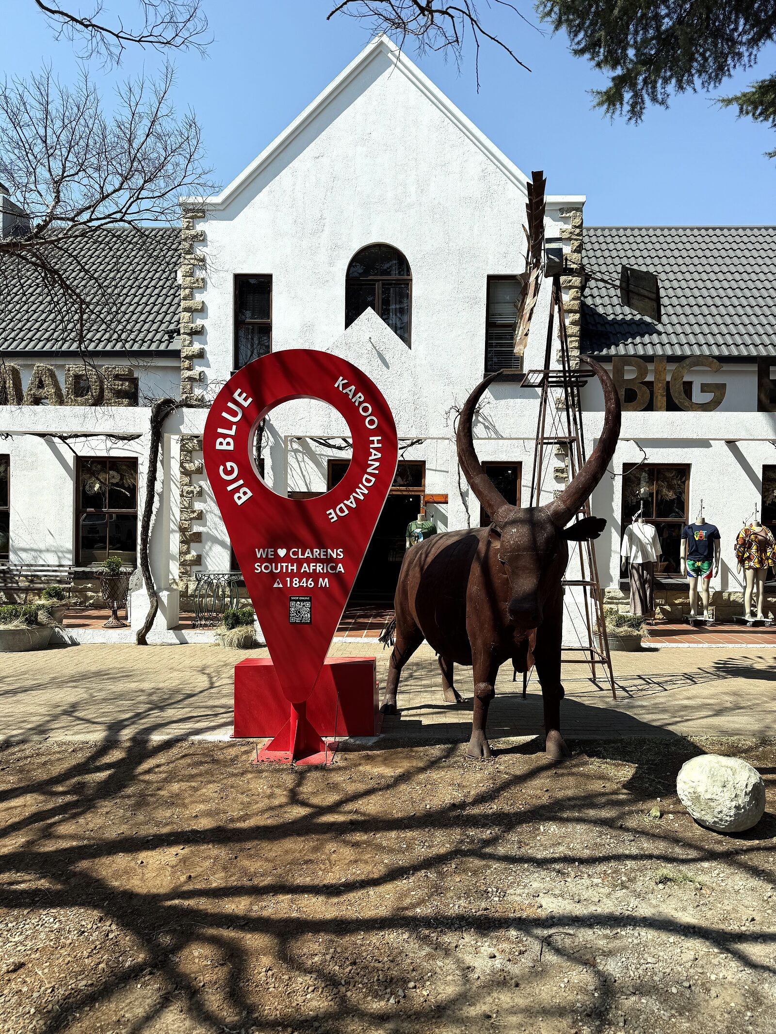 Shopfront and veranda on Main Street in Clarens village